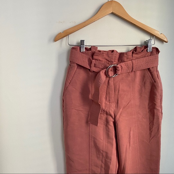 Paperbag pants with belt - Picture 3 of 4